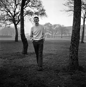 Sport. Football. Liverpool player Steve Peplow takes a walk through a park Sport. Football. Liverpool player Steve Peplow takes a walk through a park