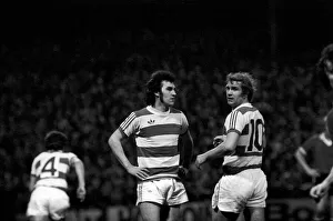 Sport: Football: Queens Park Rangers vs. Manchester United. April 1977 77-02218-054 Sport: Football: Queens Park Rangers vs. Manchester United. April 1977 77-02218-054