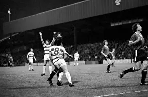 Images Dated 19th April 1977: Sport: Football: Queens Park Rangers vs. Manchester United. April 1977 77-02218-010
