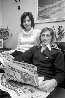 Sport: Football: West Ham United Cup Star. Alan Taylor and Jeanette Johnson Sport: Football: West Ham United Cup Star. Alan Taylor and Jeanette Johnson