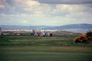Images Dated 19th April 1995: Sport - Golf - Royal Porthcawl - A general shot of golfers playing the course at Royal