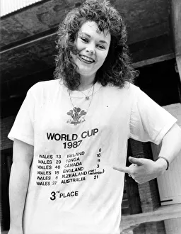 Sport - Rugby - World Cup 1987 - Here it is, the definitive Welsh World Cup tee-shirt Sport - Rugby - World Cup 1987 - Here it is, the definitive Welsh World Cup tee-shirt
