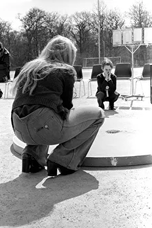 Images Dated 8th April 1977: Sport: Unusual: Humour: Marbles Championship: The Worlds Marbles Championships took place