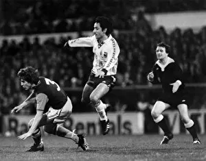 Images Dated 17th December 1979: Spurs 1 v. Aston Villa 2. Osvaldo Ardiles scores Spurs goal past Gibson 3