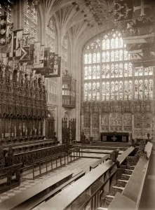 Core13 Gallery: St Georgees Chapel Windsor Interior of church building stained glass window