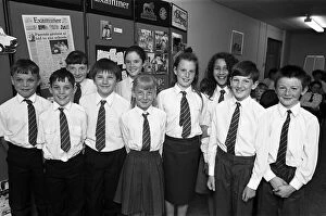School Uniform Collection: St Josephs RC Junior School visiting the Examiners Aspley Press Hall
