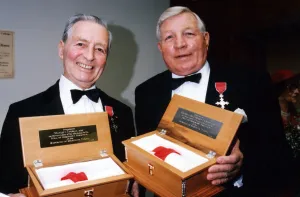Stan Thomas (left), of Peter's Food Service, (a Bedwas based baker Stan Thomas (left), of Peter's Food Service, (a Bedwas based baker