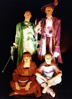 The stars of Peter Pan, Chris Connaughton (Peter Pan), Harrison Phillips (Captain Hook)