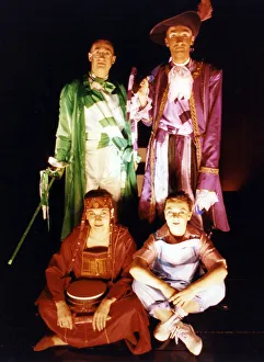 The stars of Peter Pan, Chris Connaughton (Peter Pan), Harrison Phillips (Captain Hook) The stars of Peter Pan, Chris Connaughton (Peter Pan), Harrison Phillips (Captain Hook)
