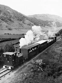 Images Dated 1st May 1972: Steam train on the Talyllyn railway line which runs for 7