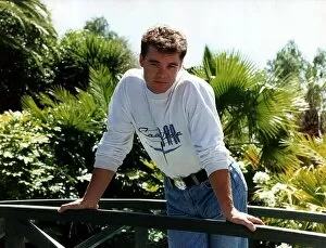 Images Dated 21st February 1990: Stefan Dennis Actor who played Stefan Dennis in Neighbours the Australian Soap he also