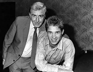 Stephen Hendry with manger Ian Doyle after signing five-year sponsorship deal with E J Stephen Hendry with manger Ian Doyle after signing five-year sponsorship deal with E J