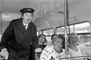 Images Dated 1st August 1974: Stephen Lewis (Actor) seen here in the role of bus inspector Blakey from iOn the busesI