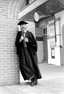 Images Dated 1st July 1975: Stephen Lewis seen here in the costume of a head master. July 1975