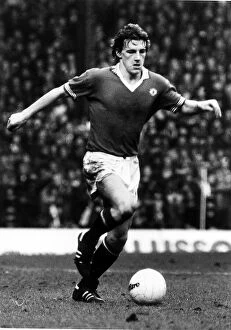 Steve Coppell Football Player march 1977 for Manchester United