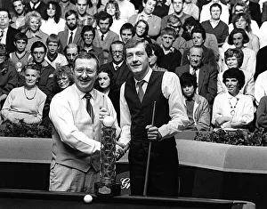 Steve Davis wins the Rothmans Grand prix snooker 1985 title against Dennis Taylor Steve Davis wins the Rothmans Grand prix snooker 1985 title against Dennis Taylor