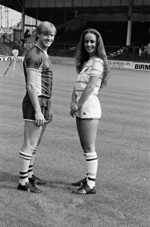 Images Dated 18th July 1983: Steve McMahon, Aston Villa, Football Player, 1983-1985. Photo-call wearing new club strip