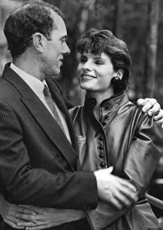 01429 Gallery: Steve Ovett and wife Rachel at press call - October 1984 30 / 10 / 1984