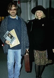 Steven Spielberg Film Actor at L.A.P with his girlfriend Kate Capshaw
