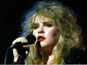 Images Dated 22nd August 1990: Stevie Nicks Pop Singer with Fleetwood Mac in concert at the Expo at Ghent in Belgium