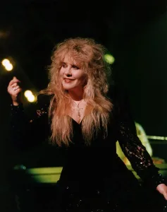 Stevie Nicks singer with pop group Fleetwood Mac Stevie Nicks singer with pop group Fleetwood Mac