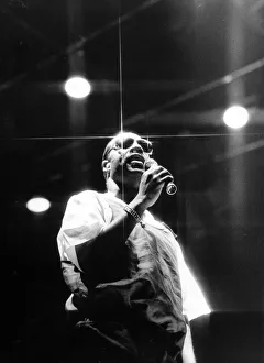 Stevie Wonder performs at the NEC, Birmingham. 20th June 1984 Stevie Wonder performs at the NEC, Birmingham. 20th June 1984
