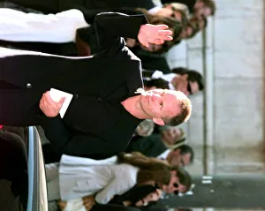 Sting leaves Gianni Versace Memorial in Milan 22 July 1997 Sting leaves Gianni Versace Memorial in Milan 22 July 1997