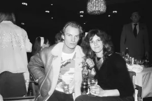 Sting (real name Gordon Sumner) lead singer, bass player and songwriter with The Police Sting (real name Gordon Sumner) lead singer, bass player and songwriter with The Police