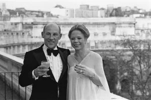 Images Dated 17th April 1980: Stirling Moss weds Susie Paine. 17th April 1980