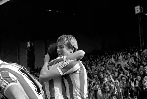 Stoke City 2 v. Wolverhampton Wanderers 1. Division 1 Football. April 1982 MF06-40-039 Stoke City 2 v. Wolverhampton Wanderers 1. Division 1 Football. April 1982 MF06-40-039