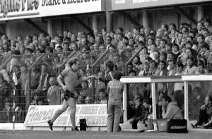 Stoke City 2 v. Wolverhampton Wanderers 1. Division 1 Football. April 1982 MF06-40-014 Stoke City 2 v. Wolverhampton Wanderers 1. Division 1 Football. April 1982 MF06-40-014