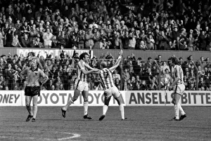 Stoke City 3 v. Wolverhampton Wanderers 2. Division One Football. May 1981 MF02-29-047 Stoke City 3 v. Wolverhampton Wanderers 2. Division One Football. May 1981 MF02-29-047