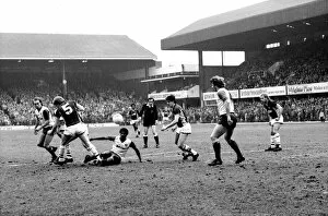 Stoke v. Aston Villa. March 1984 MF14-21-073 The final score was a one nil
