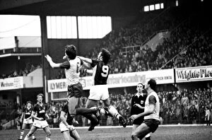 Stoke v. Aston Villa. March 1984 MF14-21-075 The final score was a one nil