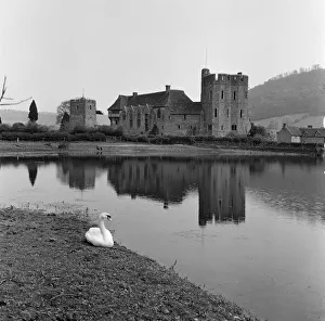 00876 Gallery: Stokesay Castle in Stokesay, Shropshire. 21st April 1961