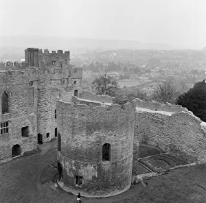 00876 Gallery: Stokesay Castle in Stokesay, Shropshire. 21st April 1961