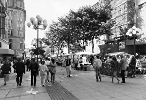 Street Traders in Church Street Liverpool 26th July 1988 Street Traders in Church Street Liverpool 26th July 1988
