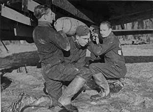 01256 Gallery: The strong man of the RAF. 15th February 1940 (Original Caption)