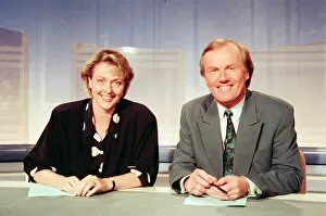 Images Dated 16th June 1993: Sue Beardsmore & David Davies, Presenters, Midlands Today