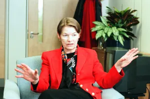 Sue Carroll, Daily Mirror Columnist interviews Glenda Jackson Labour MP & junior Sue Carroll, Daily Mirror Columnist interviews Glenda Jackson Labour MP & junior
