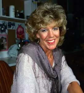 Sue Nicholls Coronation Street actress December 1985 Sue Nicholls Coronation Street actress December 1985