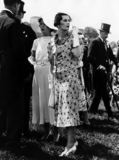 Summer fashion dresses worn by women at Ascot in June 1936 Summer fashion dresses worn by women at Ascot in June 1936