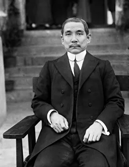 Sun Yat-sen, a Chinese revolutionary, first president and founding father of the Republic Sun Yat-sen, a Chinese revolutionary, first president and founding father of the Republic