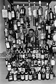 Sunday Mirror writer Stanley Shivas with the 137 best selling Scottish whiskeys Sunday Mirror writer Stanley Shivas with the 137 best selling Scottish whiskeys