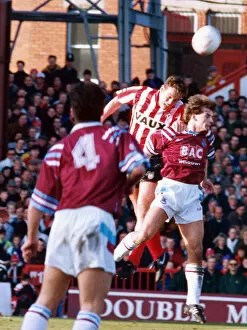 Sunderland 1-1 West Ham, FA Cup match at Roker Park, Saturday 15th February 1992