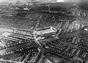 Sunderland Associated Football Club - An aerial picture of Roker Park 01 / 03 / 81 circa
