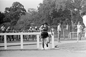 Images Dated 25th June 1976: Superstars, BBC Television Programme, Filming of Heat in Bracknell, Berkshire