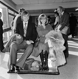 Susan George and Jack Jones. January 1975 75-00490 Susan George and Jack Jones. January 1975 75-00490