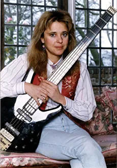 Images Dated 14th December 1990: Suzi Quatro singer and actress at home dbase A©Mirrorpix