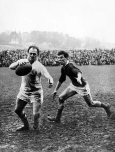 Swansea captain Clive Rowlands in action during the rugby union match against Llanelli at Swansea captain Clive Rowlands in action during the rugby union match against Llanelli at
